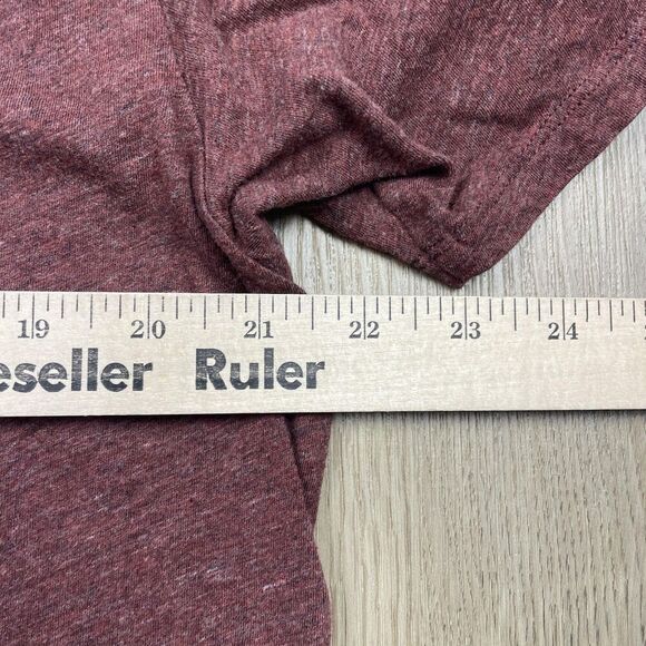Scotch & Soda Shirt Mens XL Maroon Heathered Crewneck Casual Soft Tee T-Shirt - Picture 7 of 9